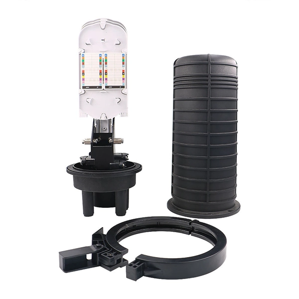 Where are fiber optic LC cold splices used 
