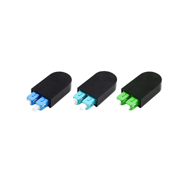 KVM extender network cable and fiber optic cable