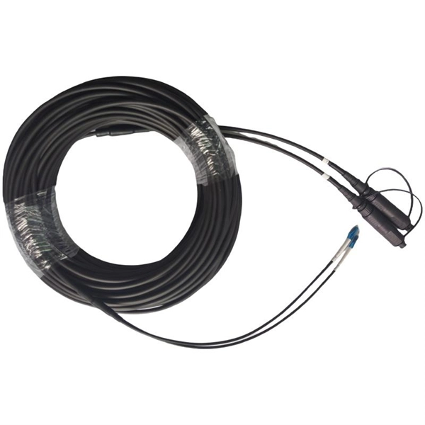 What dB value is appropriate for testing optical fiber with an optical power meter