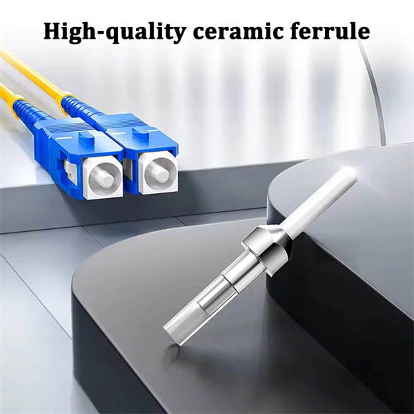 How to connect a round-head fiber optic splitter