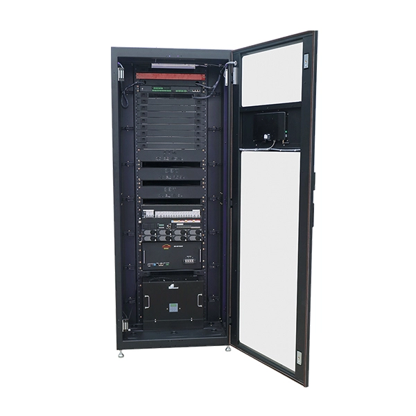 How to use a cable management rack with a computer frame